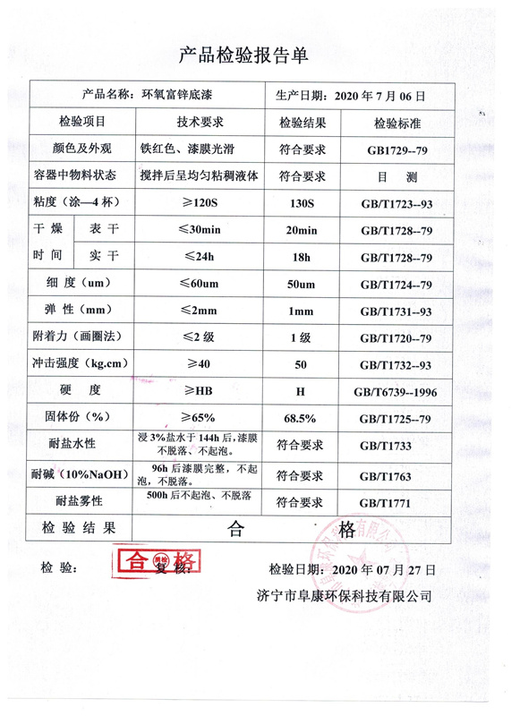 质检报告